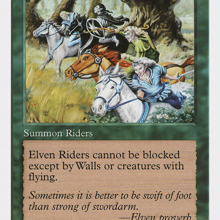 Elven Riders [Fifth Edition]