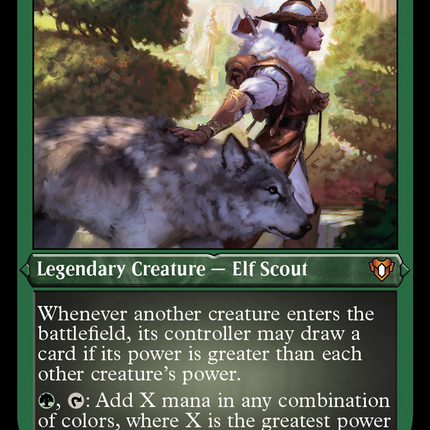 Selvala, Heart of the Wilds [Commander Masters] Etched Foil