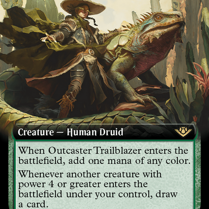 Outcaster Trailblazer (Extended Art) [Outlaws of Thunder Junction] Foil