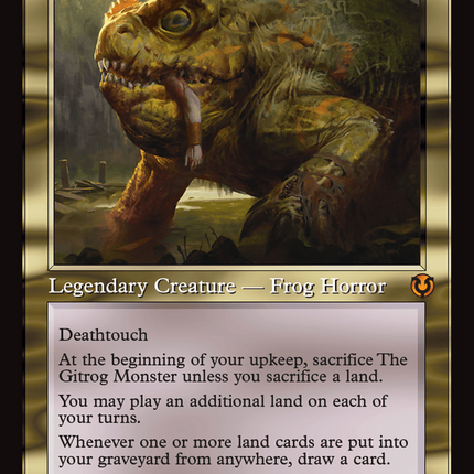 The Gitrog Monster (Retro Frame) [Innistrad Remastered]
