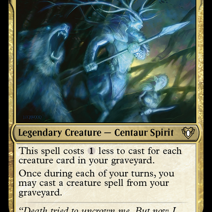 Karador, Ghost Chieftain [Commander Masters]