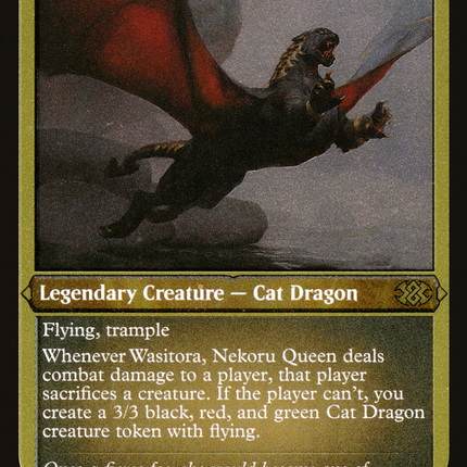 Wasitora, Nekoru Queen [Double Masters 2022] Etched Foil
