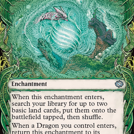 Encroaching Dragonstorm (Showcase) [Tarkir: Dragonstorm] Foil