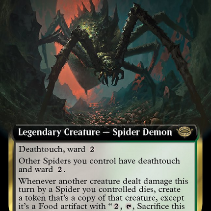 Shelob, Child of Ungoliant (Extended Art) [The Lord of the Rings: Tales of Middle-earth] Surge Foil