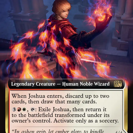 Joshua, Phoenix's Dominant // Phoenix, Warden of Fire (Extended Art) [FINAL FANTASY]
