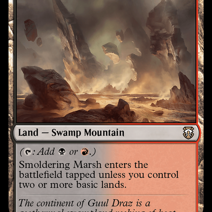 Smoldering Marsh [Modern Horizons 3 Commander] Foil
