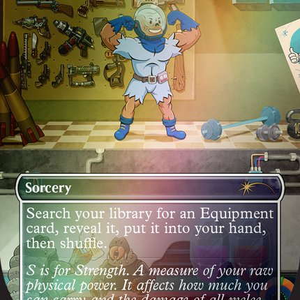Steelshaper's Gift (Borderless) [Secret Lair Drop] Foil