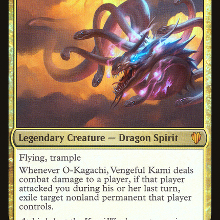 O-Kagachi, Vengeful Kami [Commander 2017] Foil