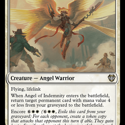 Angel of Indemnity [Outlaws of Thunder Junction Commander] Foil