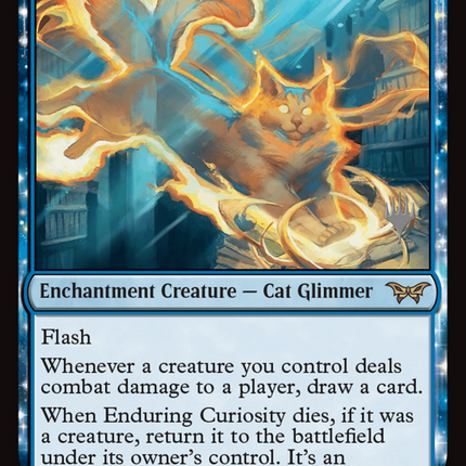 Enduring Curiosity [Duskmourn: House of Horror Promos] Foil