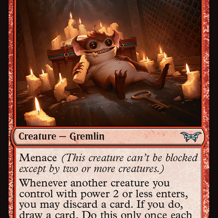 Irreverent Gremlin [Duskmourn: House of Horror] Foil