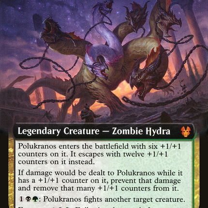 Polukranos, Unchained (Extended Art) [Theros Beyond Death]