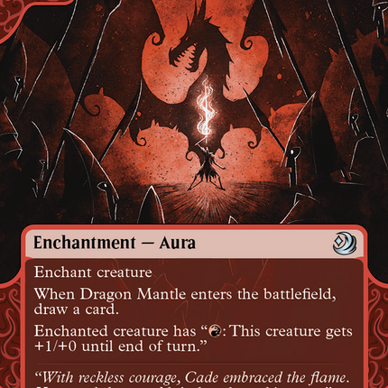 Dragon Mantle (Showcase) (Borderless) [Wilds of Eldraine: Enchanting Tales]