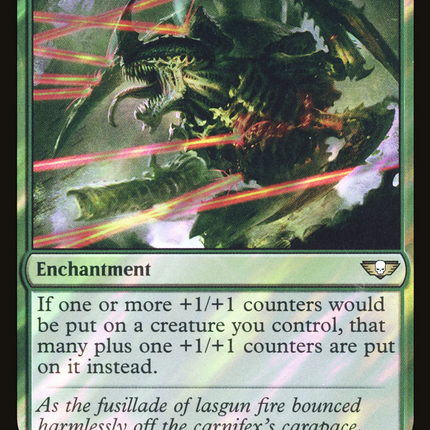 Hardened Scales [Warhammer 40,000 Commander] Surge Foil