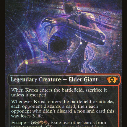 Kroxa, Titan of Death's Hunger (Showcase) [Multiverse Legends] Halo Foil