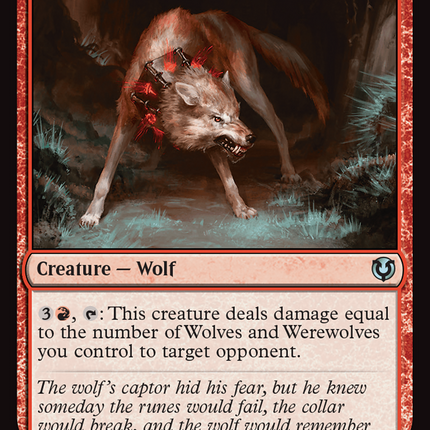 Runebound Wolf [Innistrad Remastered] Foil