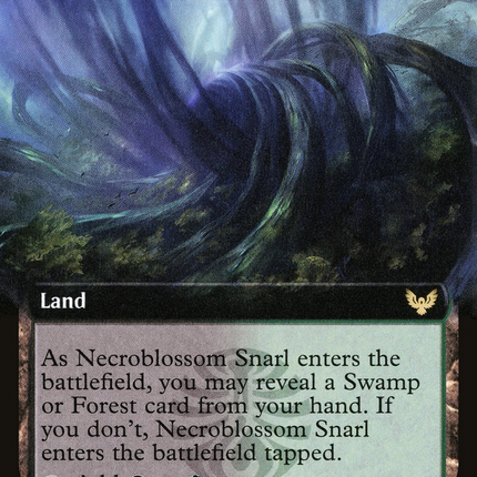 Necroblossom Snarl (Extended Art) [Strixhaven: School of Mages]