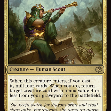 Yathan Roadwatcher [Tarkir: Dragonstorm] Foil