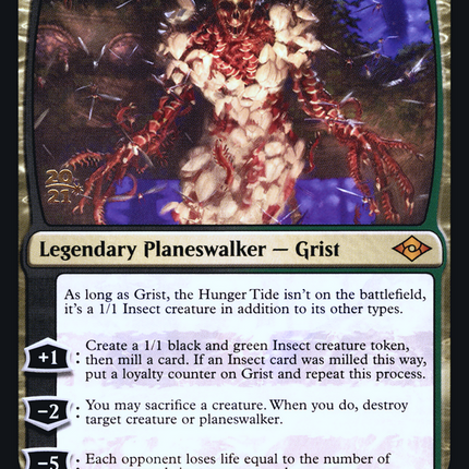 Grist, the Hunger Tide [Modern Horizons 2 Promos] Prerelease Foil