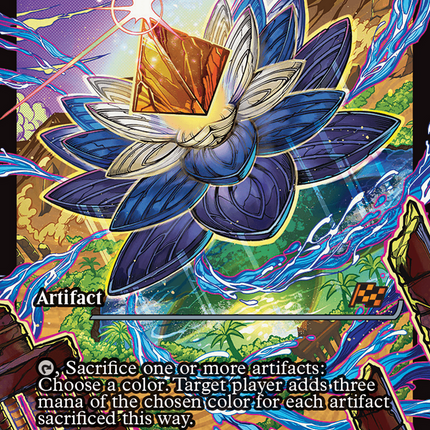 Radiant Lotus (Showcase) (Japanese) [Aetherdrift] Foil