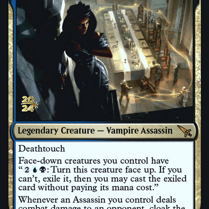 Etrata, Deadly Fugitive [Murders at Karlov Manor Promos] Prerelease Foil