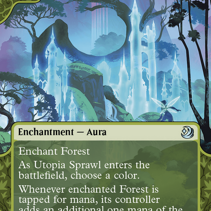Utopia Sprawl (Showcase) (Borderless) [Wilds of Eldraine: Enchanting Tales]