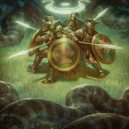 Anthem of Champions // Anthem of Champions (Borderless) [Foundations Art Series] Foil