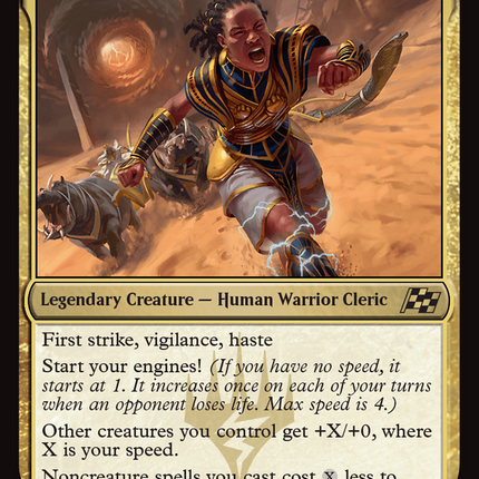 Samut, the Driving Force [Aetherdrift] Foil