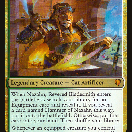 Nazahn, Revered Bladesmith [Commander 2017] Foil
