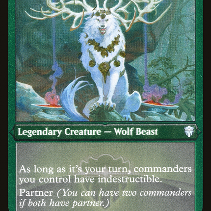 Anara, Wolvid Familiar [Commander Legends] Etched Foil