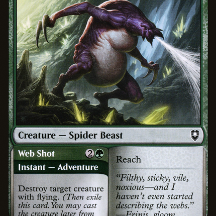 Ettercap // Web Shot [Commander Legends: Battle for Baldur's Gate]