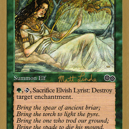 Elvish Lyrist [World Championship Decks 1999]
