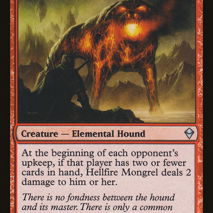 Hellfire Mongrel [Zendikar]