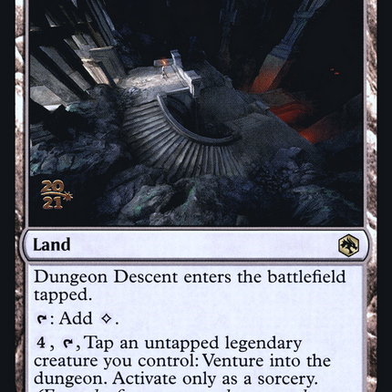 Dungeon Descent [Adventures in the Forgotten Realms Promos] Prerelease Foil