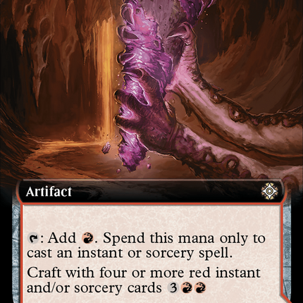 Ore-Rich Stalactite // Cosmium Catalyst (Extended Art) [The Lost Caverns of Ixalan Commander]