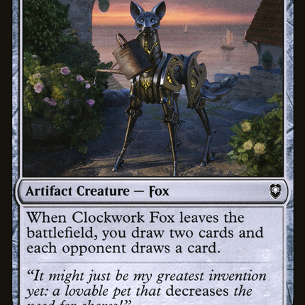 Clockwork Fox [Commander Legends: Battle for Baldur's Gate]