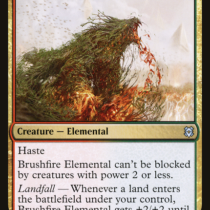 Brushfire Elemental [Zendikar Rising]