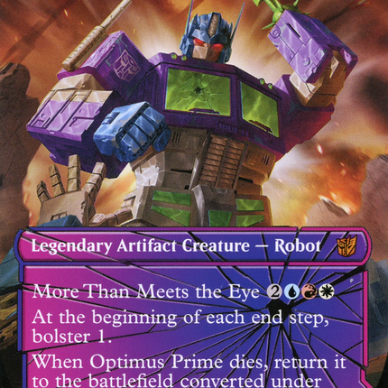 Optimus Prime, Hero // Optimus Prime, Autobot Leader (Borderless) [Transformers]