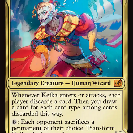 Kefka, Court Mage // Kefka, Ruler of Ruin [FINAL FANTASY] Foil