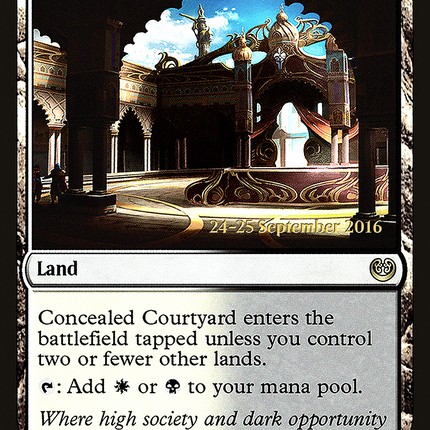 Concealed Courtyard [Kaladesh Promos] Prerelease Foil