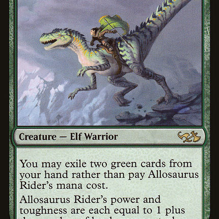 Allosaurus Rider [Duel Decks Anthology: Elves vs. Goblins]