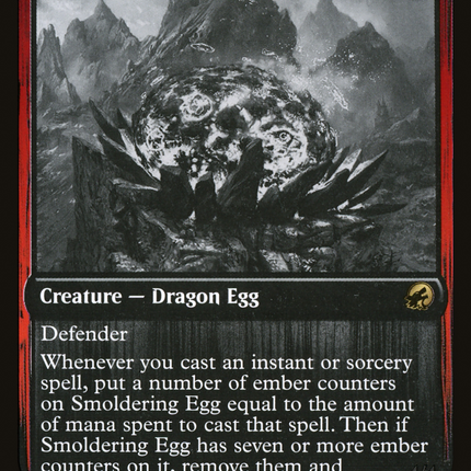 Smoldering Egg // Ashmouth Dragon [Innistrad: Double Feature]