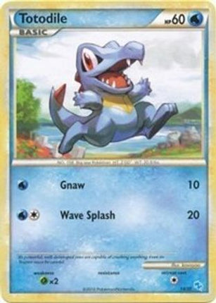 Totodile (#) 14- HGSS Trainer Kit Gyarados & Raichu
