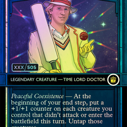 The Fifth Doctor (Showcase) (Borderless) [Doctor Who] Serialized Foil
