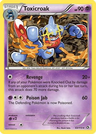 Toxicroak - 63/106 [Legendary Treasures]