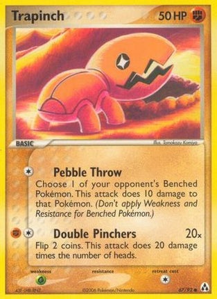 Trapinch - 67/92 [Legend Maker] Reverse Holofoil