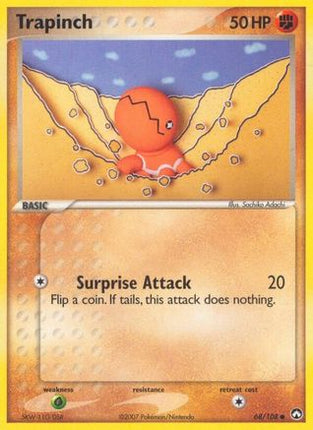 Trapinch - 68/108 [Power Keepers] Reverse Holofoil