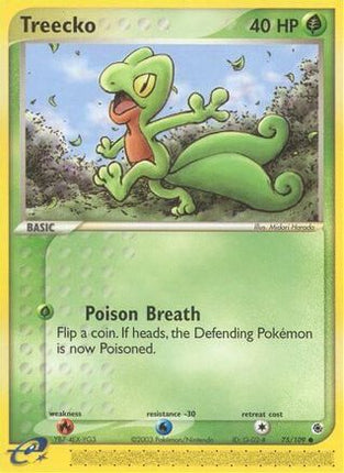 Treecko - 75/109 [Ruby and Sapphire] Reverse Holofoil