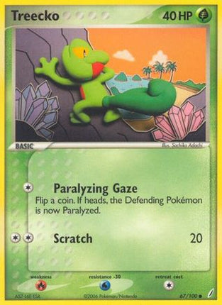 Treecko - 67/100 [Crystal Guardians] Reverse Holofoil