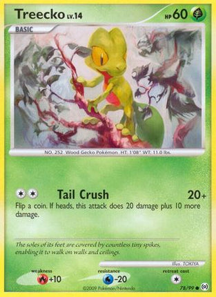 Treecko (78) - 78/106 [Arceus] Reverse Holofoil